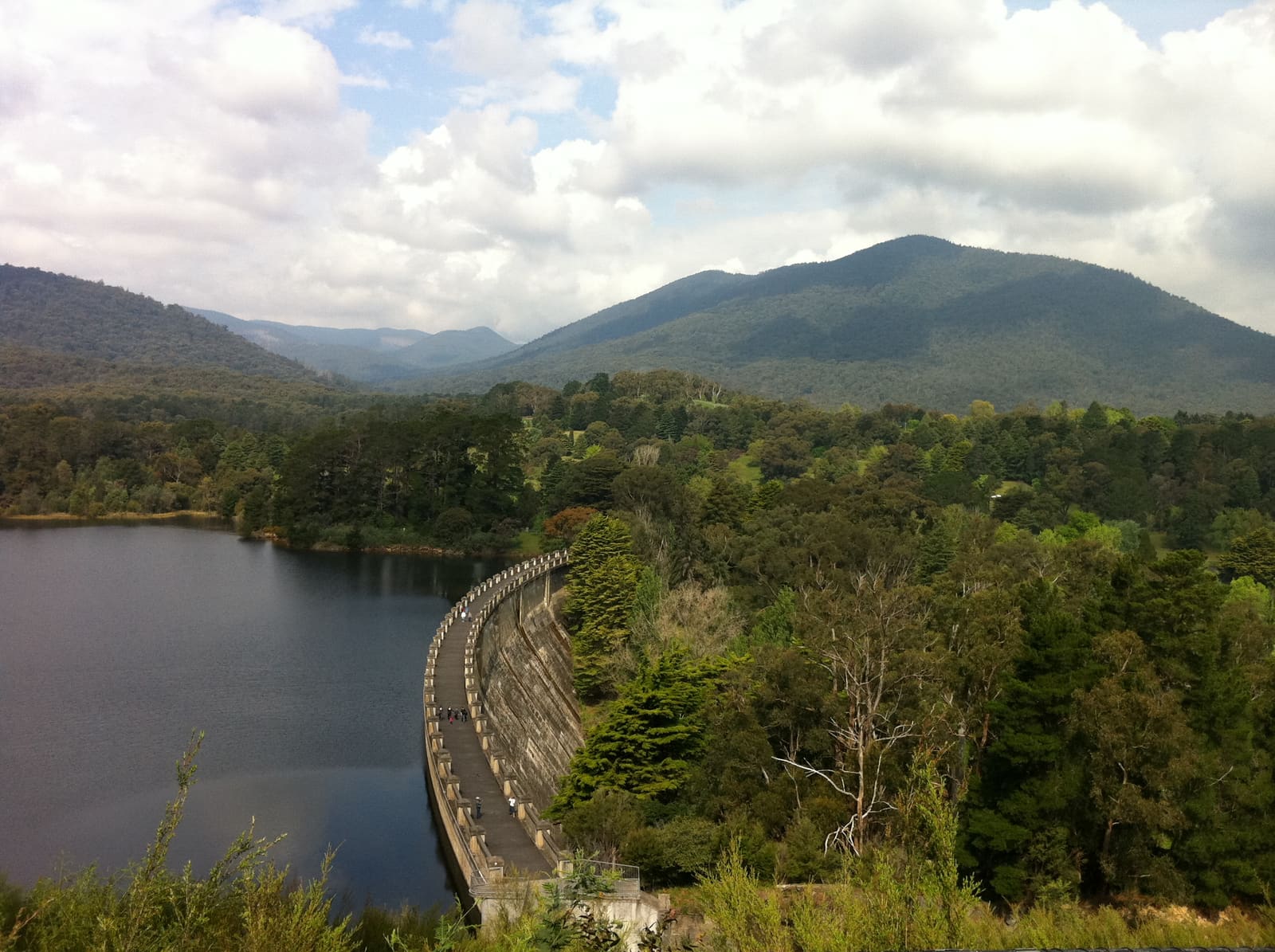 Maroondah Dam, part of Melbourne's metropolitan water supply catchment