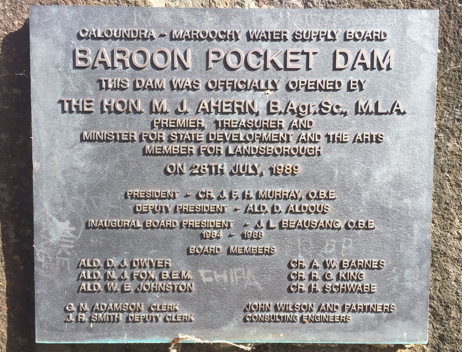 Baroon Pocket Dam in the Sunshine Coast hinterland